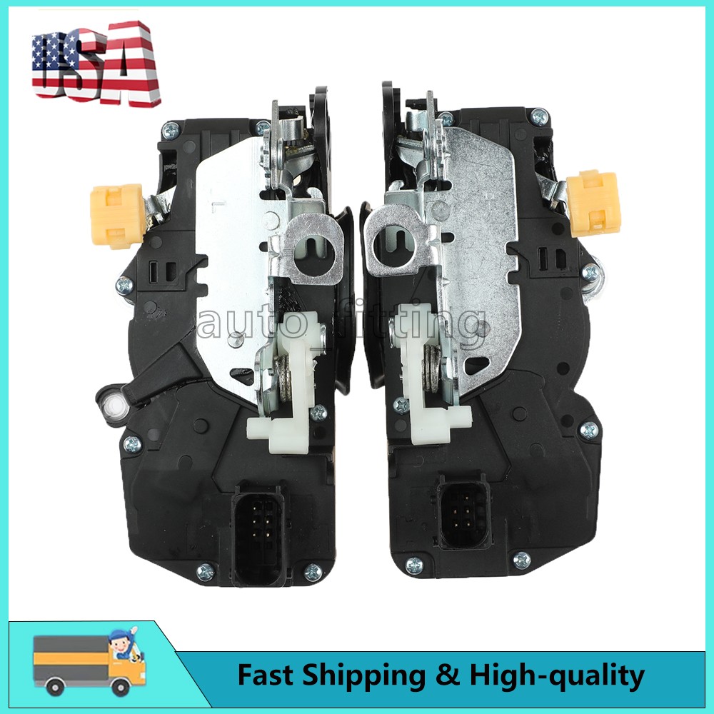Front Left & Right Door Lock Actuator Latch Set For GMC Sierra Chevy Silverado