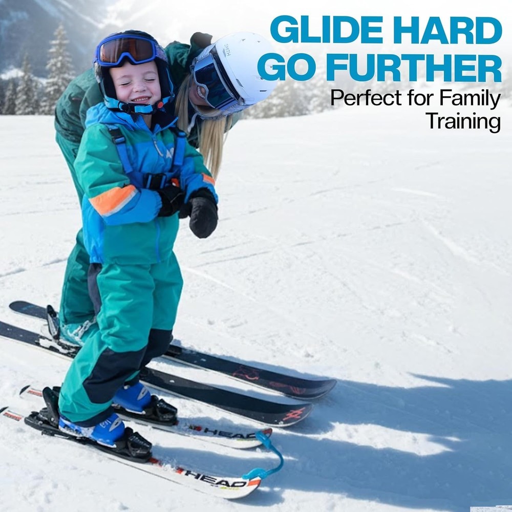 Soft-Grip Ski Tip Connector - Perfect for Young Skiers' First Experience