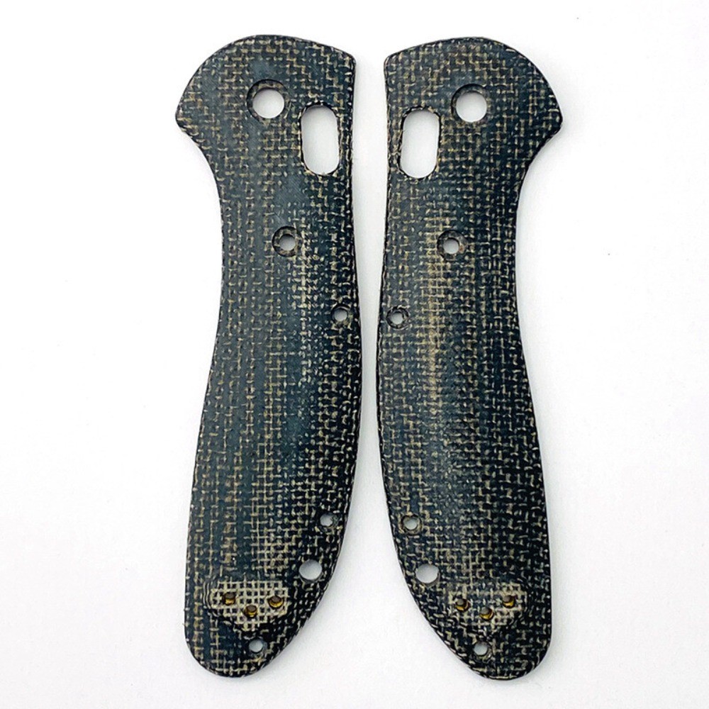 1Pair Custom Handle Patch Micarta Material Scales for Benchmade Griptilian 551