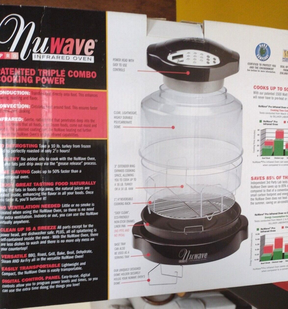NuWave Oven ( BRAND NEW BUT MISSING THE PLASTIC DOME ) Otherwise Complete 20322