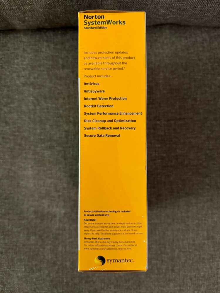 Norton SystemWorks Standard Edition Windows XP Home/XP Pro SEALED