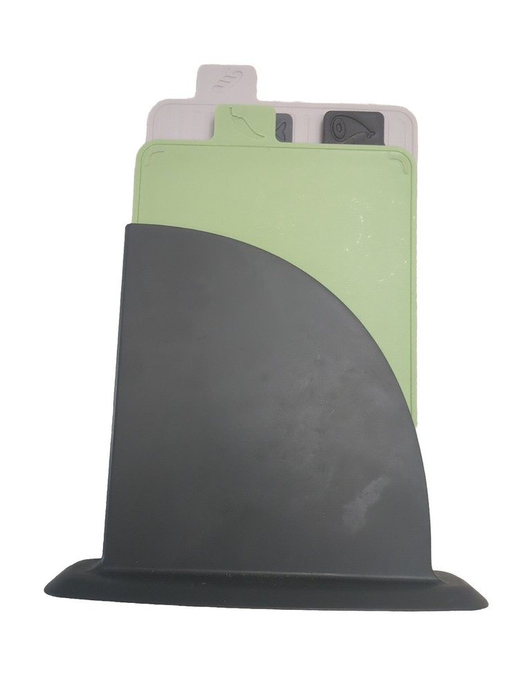Cutting Boards Set with Holder for Kitchen Plastic