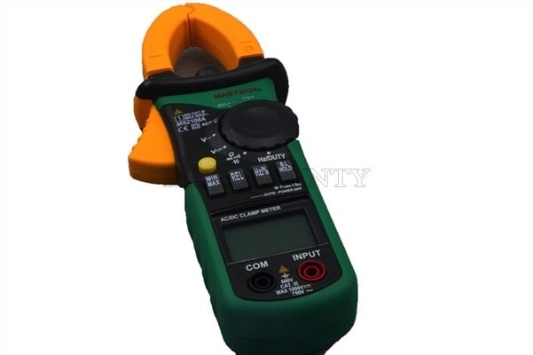Digital Clamp Meter Multimeter 4000 Digits Mastech MS2108A AC/DC Volt Amp sq