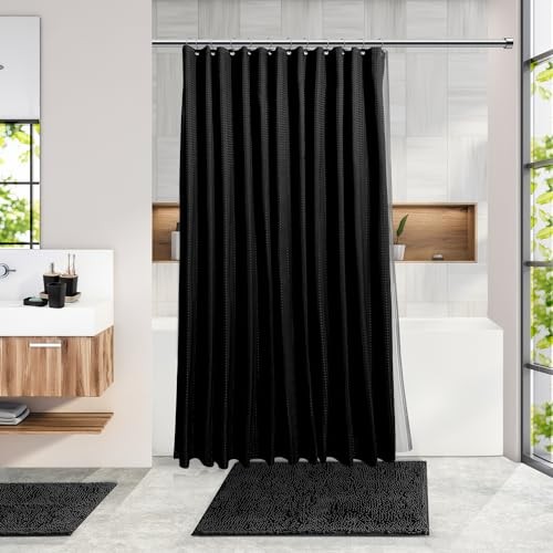 Bathroom Accessories Set - Bathroom Set, Bathroom Accessory Complete Set Black