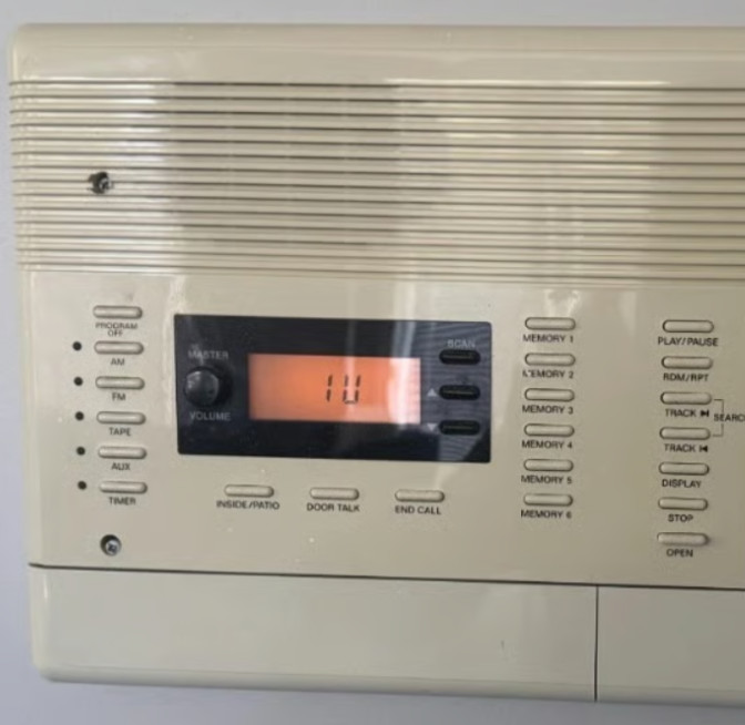 NuTone IM-4406 Intercom Master Unit + 801-t Transformer + Terminal Board