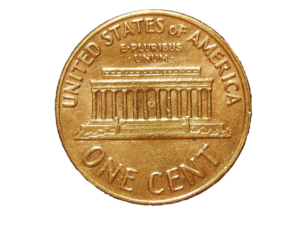 1971 CLEANED LINCOLN MEMORIAL CENT #34