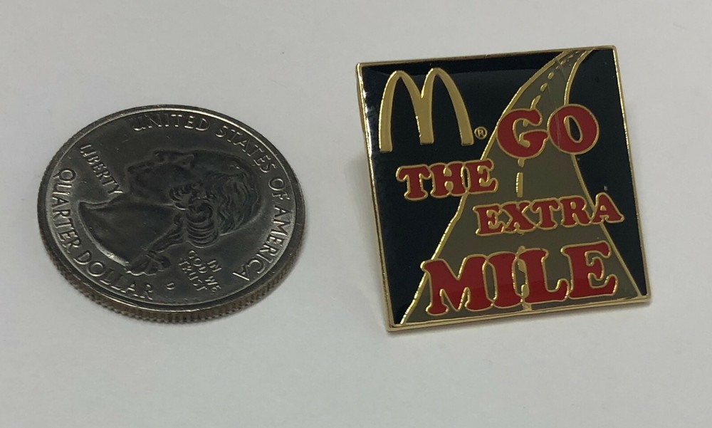 McDonald's Go The Extra Mile Pin