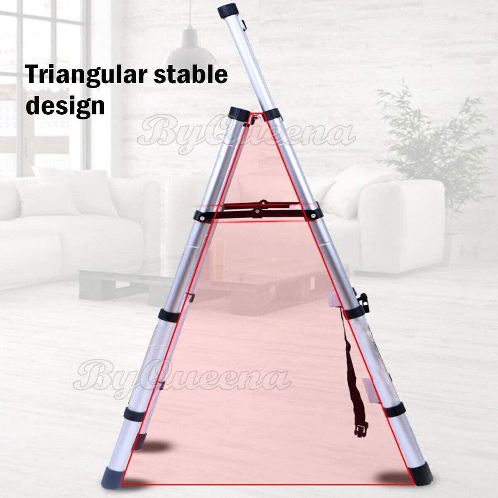 1.4M-2.3M Multi-Purpose Aluminium Telescopic A Frame Folding Ladder Extendable