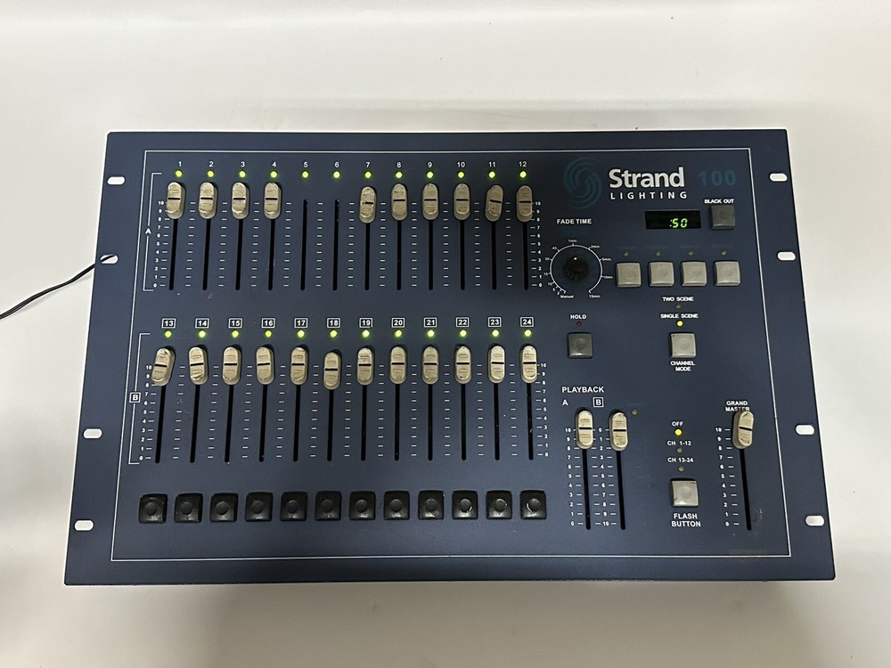 Strand Lighting 100 ~ 12/24 Stage Lighting Controller Console ~ Power Tested