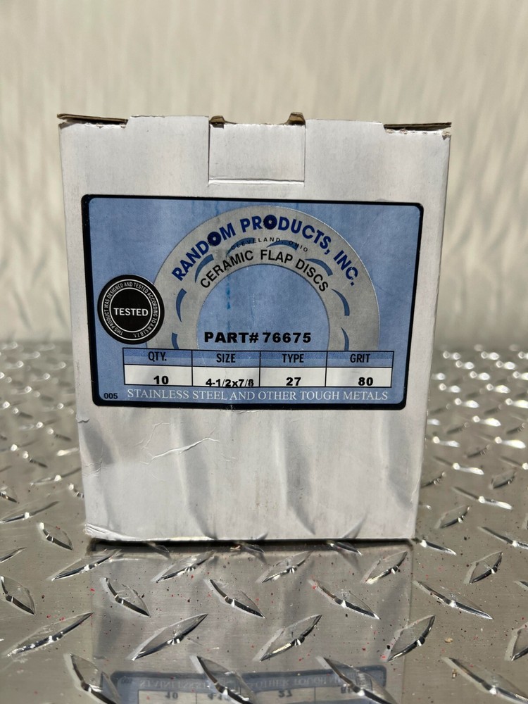 Ceramic Sanding Disk 80 Grit 4-1/2 x 7/8 (10 pack)