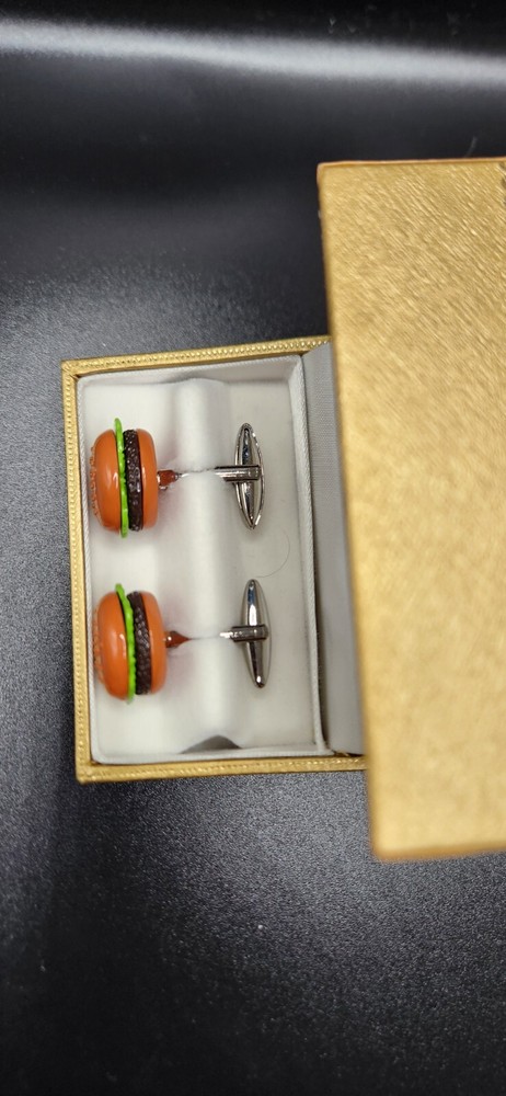 Burger Cufflinks