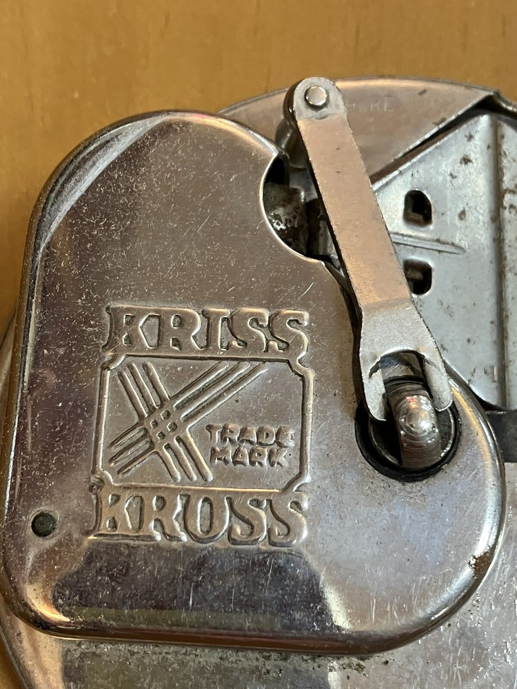 Kriss Kross Blade Razor Sharpener Vintage Stropper Tool
