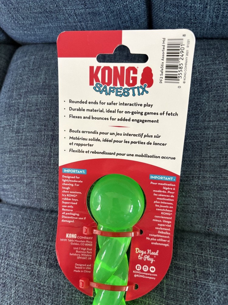 dog toy throwing rubber/plastic stick