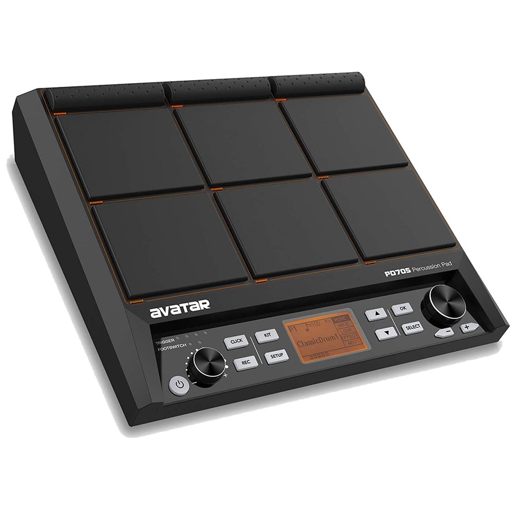 Avatar PD705 Percussion Sample Pad 9-Trigger Electric Drum Multipad USB MIDI