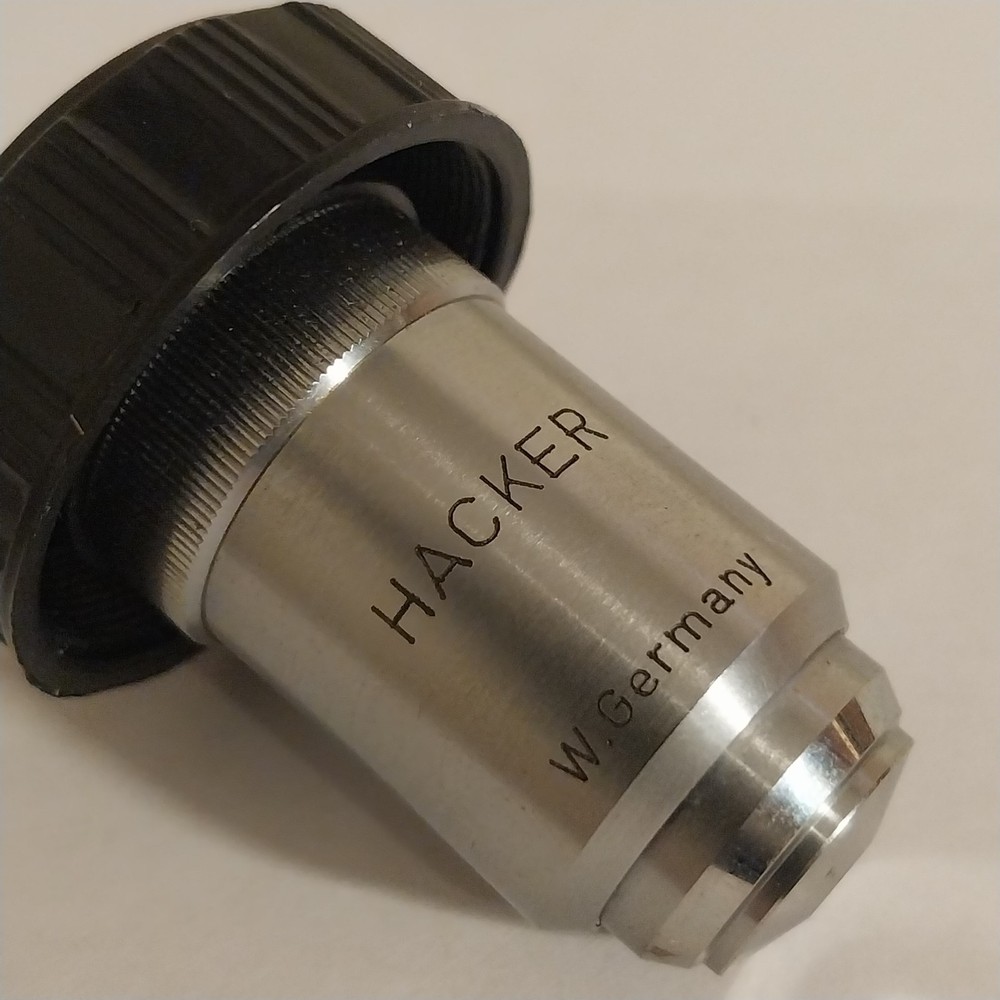 Hacker Microscope Objective Lens 60/0.85 With Plastic Objective Case