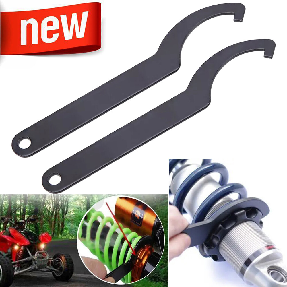 2x Coil Over Wrench Shock Suspension Spanner Universal Adjustable Wrenches Tool
