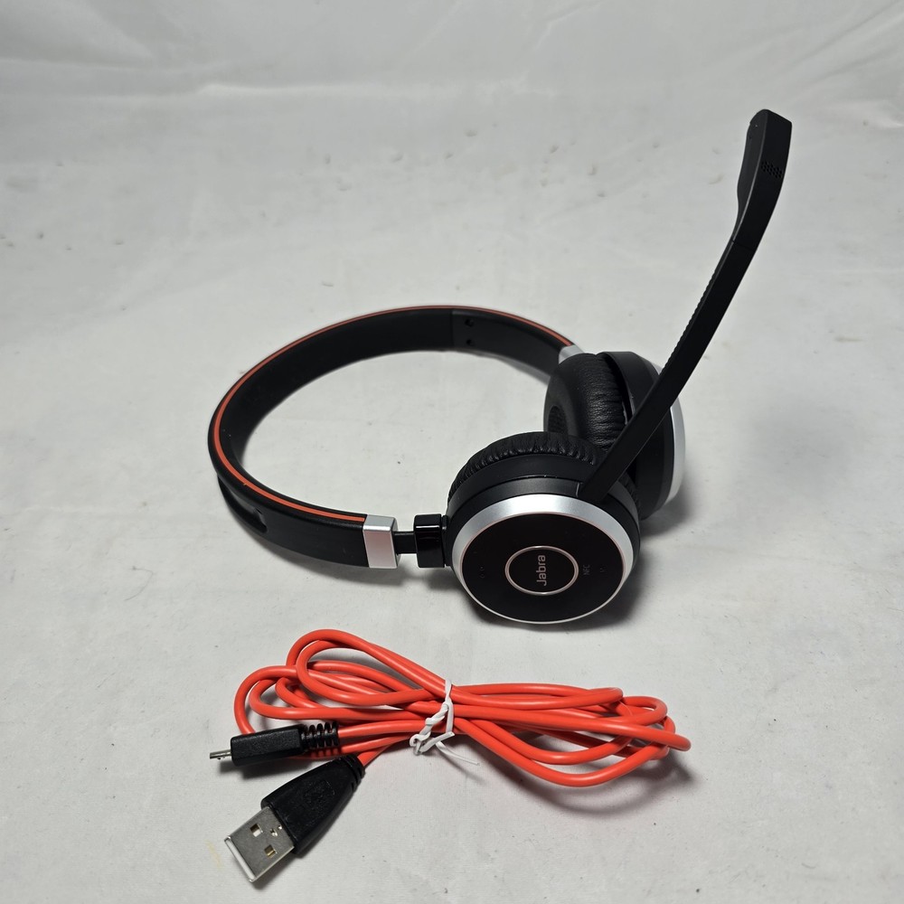 Jabra Evolve 40 Wired Stereo USB Headset HSC017 3.5mm Jack ( No Usb )