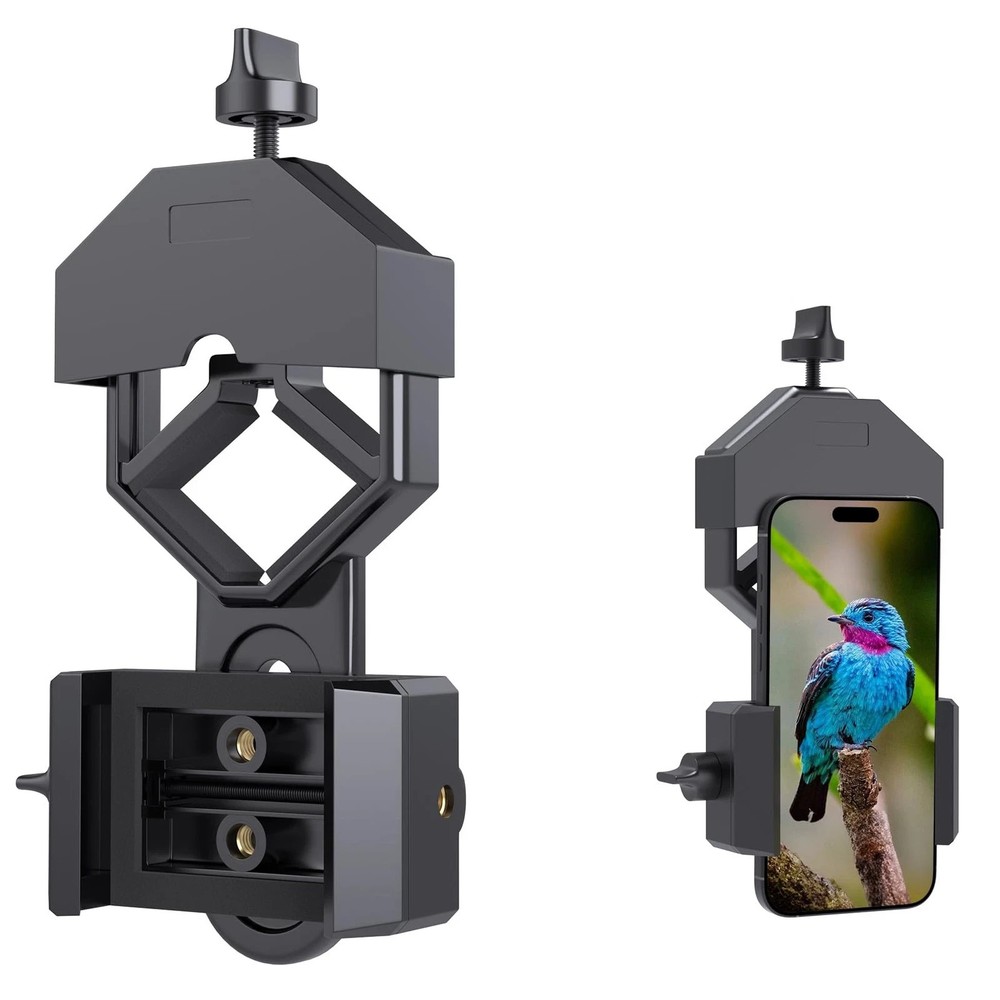 Spotting Scope Phone Adapter for Telescopes Binoculars Easy Setup Durable Design