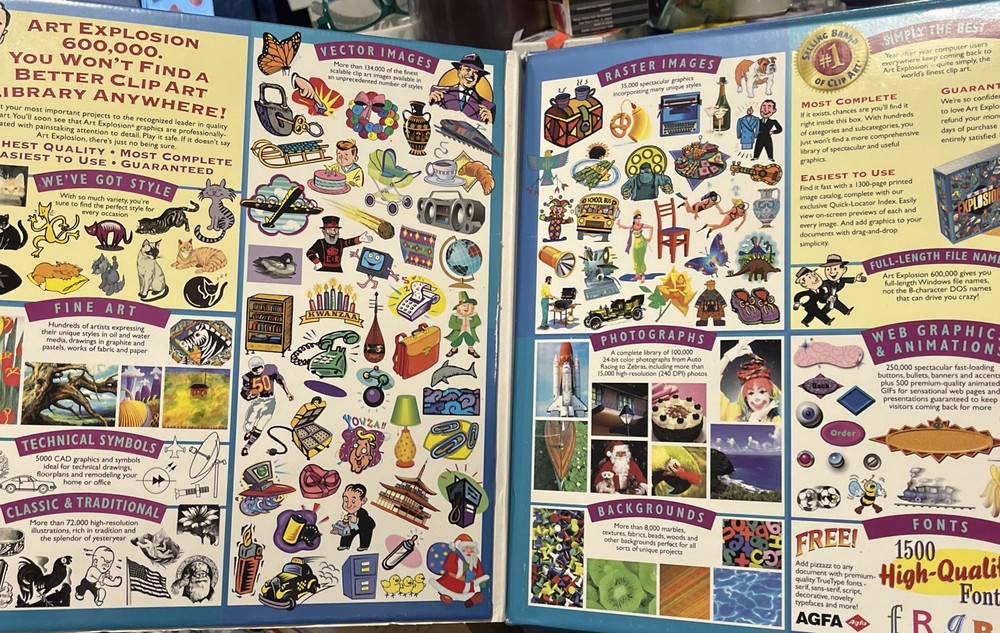 Art Explosion 600,000 on CDs