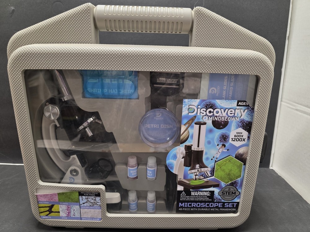 Discovery Mind-blown Kids Microscope Set With Case