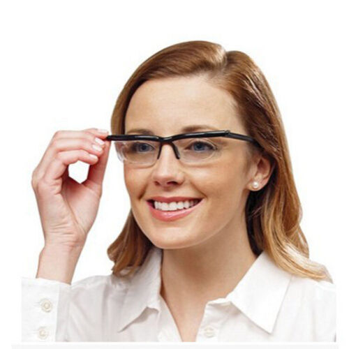 1-4pcs Dial Adjustable Glasses Variable Focus Reading Distance Vision Eyeglasses