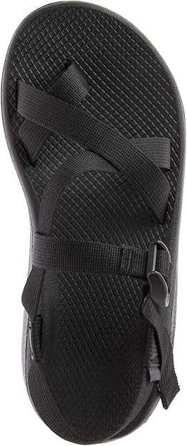 Chaco Men's Zcloud 2 Sport Sandal Adjustable Strap Cushioned Solid Black Size 9