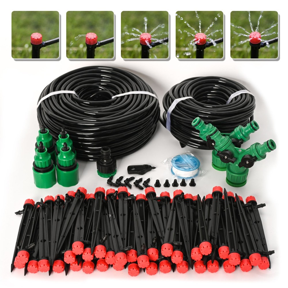 5m Drip Irrigation System Kit DIY Saving Water Automatic Watering Misting System