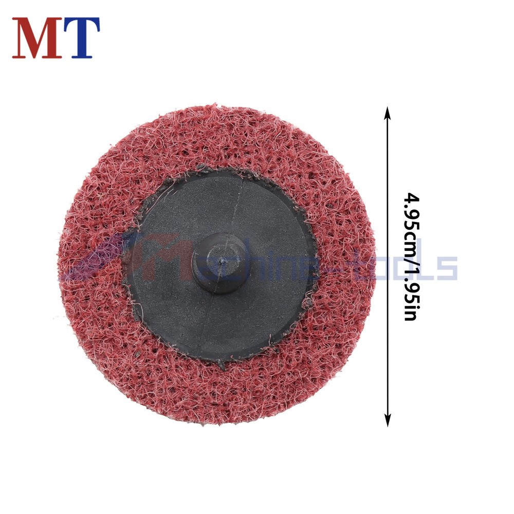 2 Inch Medium Nylon Surface Conditioning Quick Change Sanding Discs - 25 Pack
