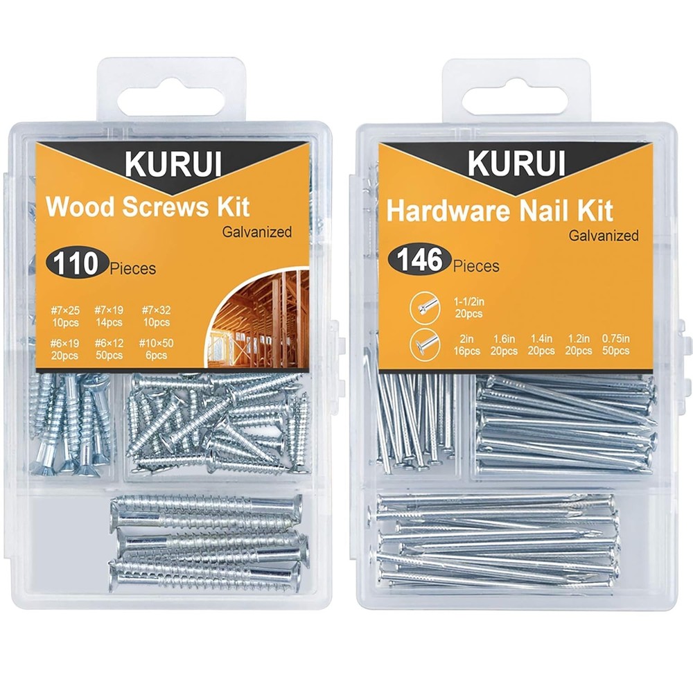 Assorted Picture Hanging Nails and Screws