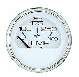 Faria 3003.3561 13805 Voltmeter-Chesapeake White
