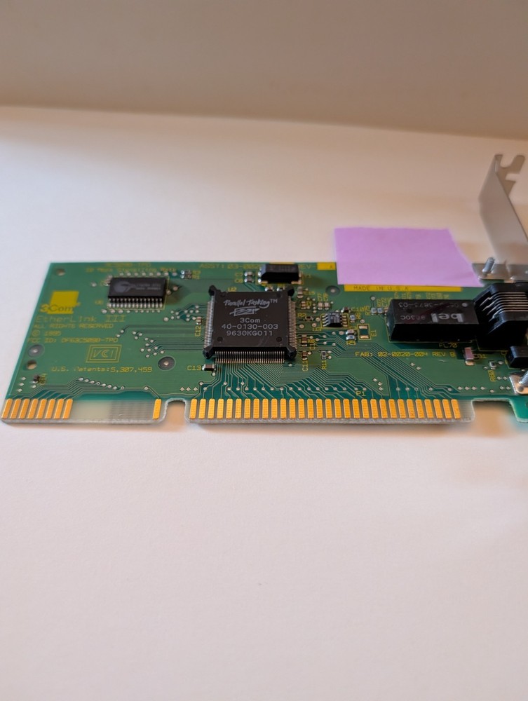 3Com EtherLink III 3C509B-TP 10Mbps ISA Ethernet Network Card