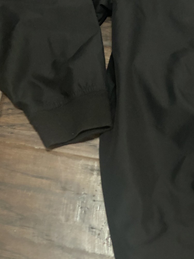 Greg Norman Black Pullover Windbreaker Large Longsleeve