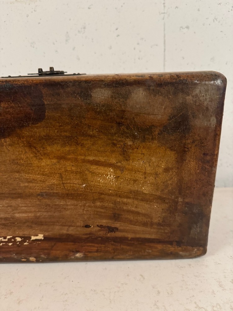 Vintage Possibly Antique Chinese Wood Rectangular Box