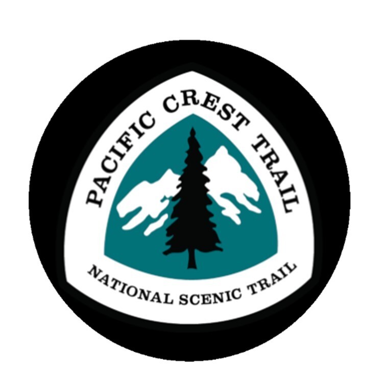 PACIFIC CREST TRAIL LOGO WALKING STICK MEDALLION