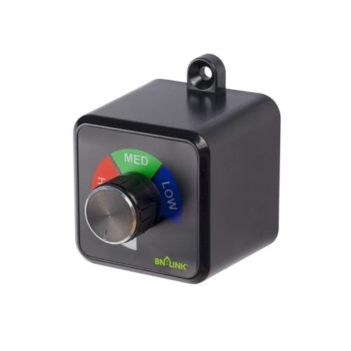 Variable Fan Speed Controller, Plug-in Electric 3 Speed Regulator Adjuster