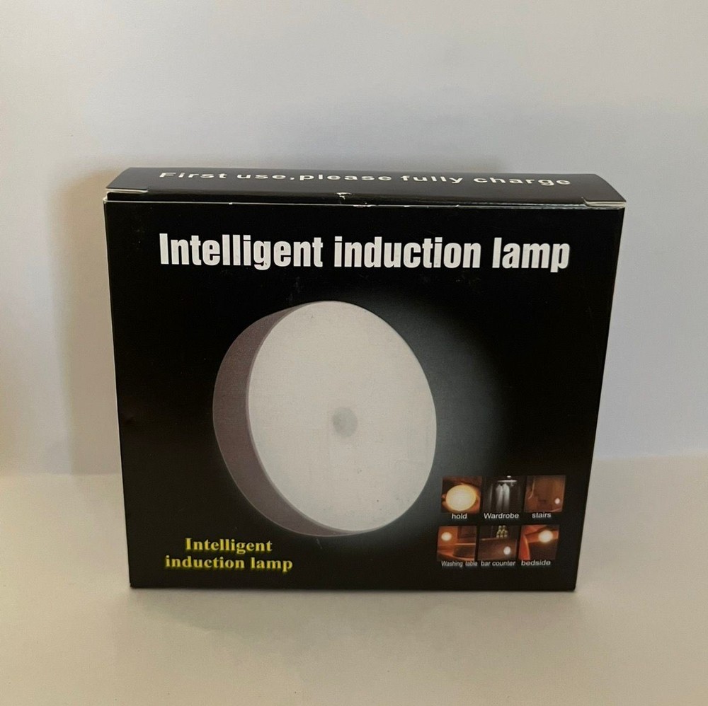 Rechargeable LED Night Light, Motion Sensor, White & Yellow Modes, Stick-on