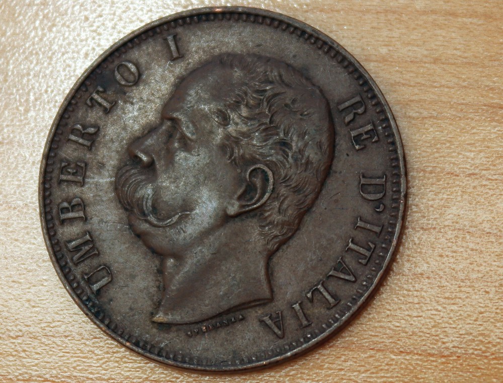 1893 R Italy 10 Centesimi
