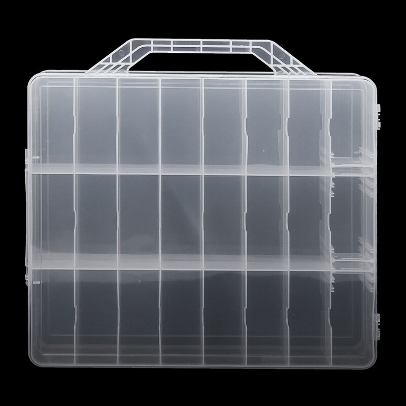 48 Lattice Polish Holder Display Container Storage Box for
