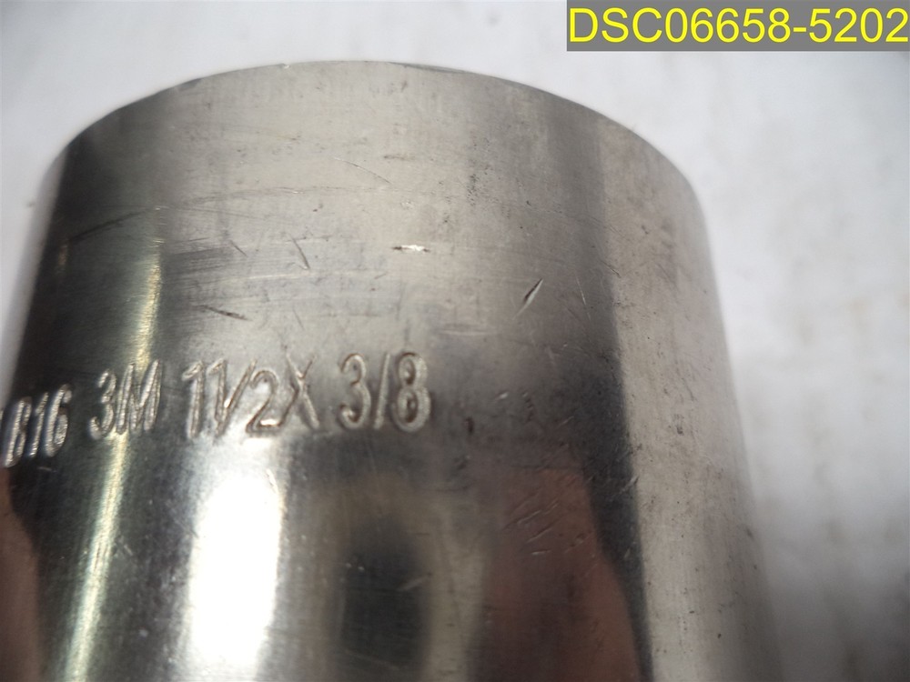 1 1/2" x 3/8" Reducer, Socket Weld 304L SS A/SA182 Pipe Fitting 3M Smith Cooper