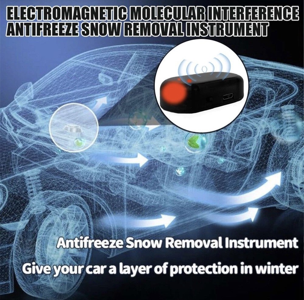 Car Electromagnetic Molecular Interference Antifreeze Snow-Removal Devices x2