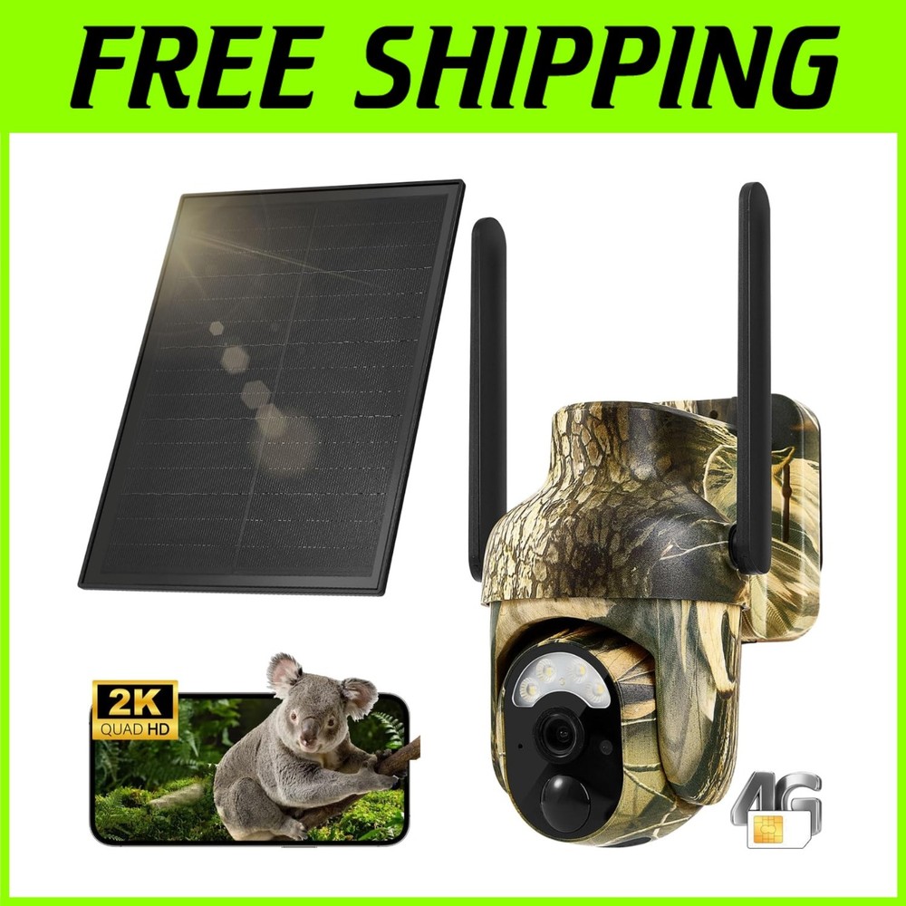 Solar Powered 4G LTE Trail Camera with Live Streaming