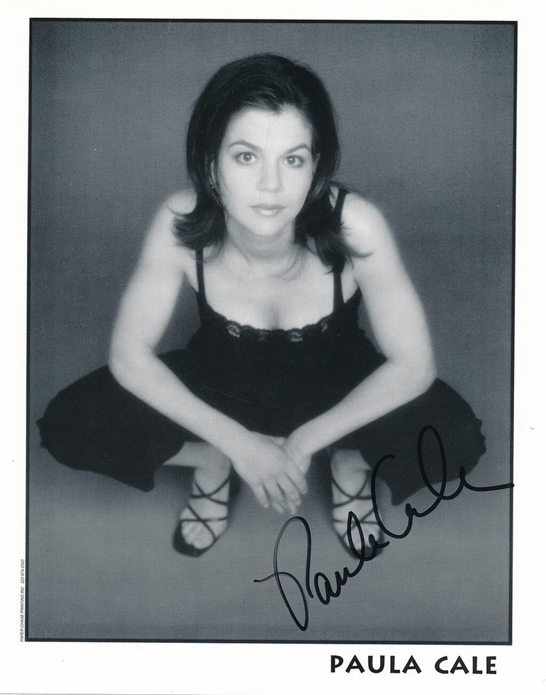 Paula Cale- Signed B&W Photograph
