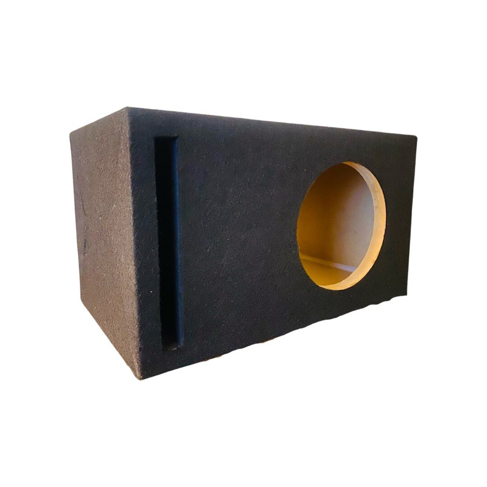 Custom 6.5” Ported Sub Box Enclosure | 0.40 Cu Ft | Compact Box MDF-Black
