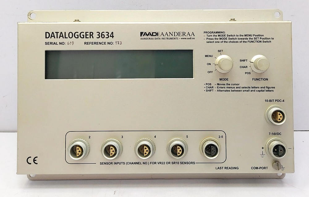 AADI Aanderaa Instruments Data logger 3634