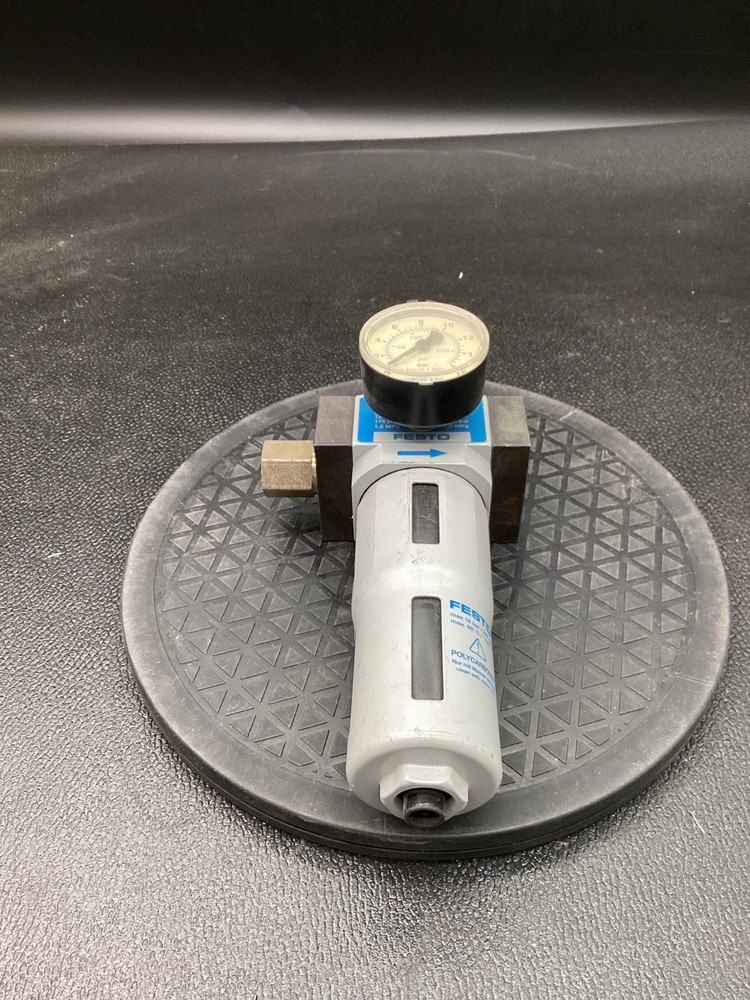 FESTO LFR-D-5M-MIDI-A Filter Regulator Lubricator Assembly USED