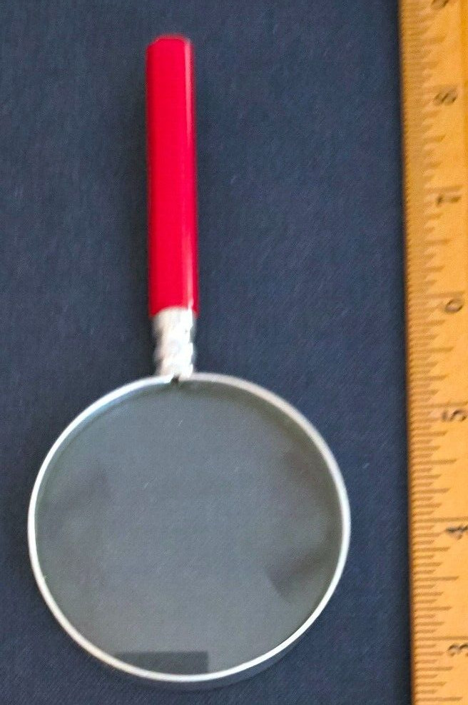 Red Handheld Magnifier