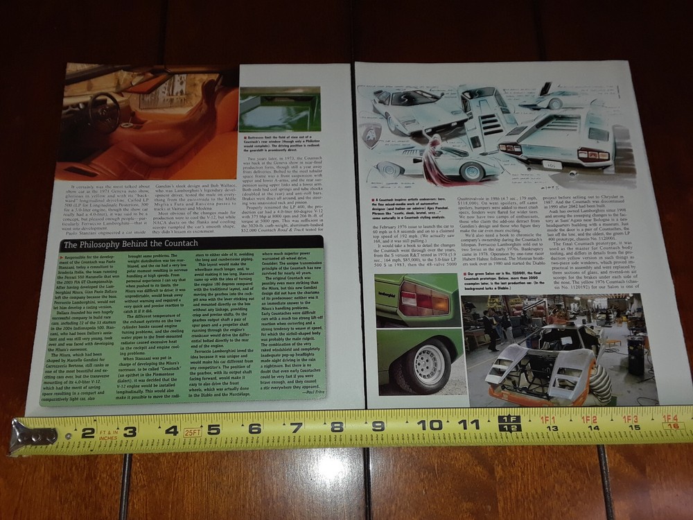 LAMBORGHINI COUNTACH PROTOTYPE ORIGINAL 2004 ARTICLE