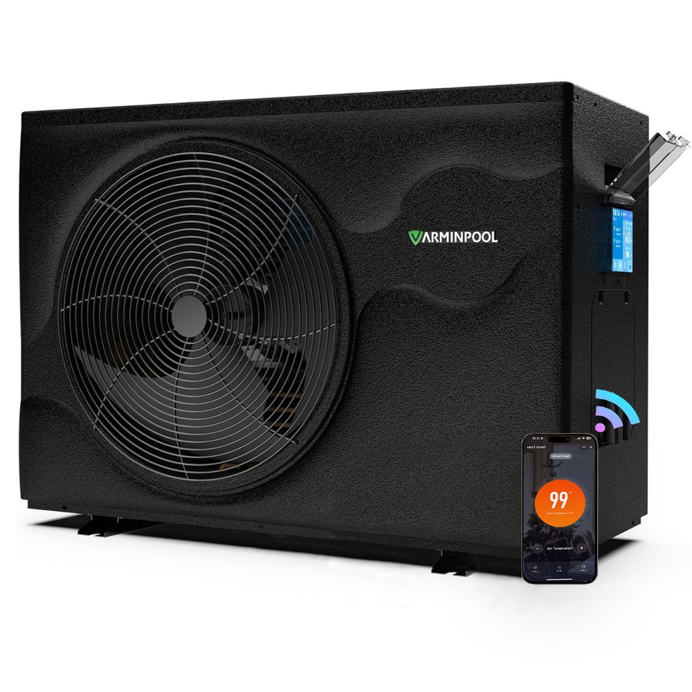 VARMINPOOL 58000BTU Inground Pool Cooler Heater Swimming Pool Heat Pump 240V