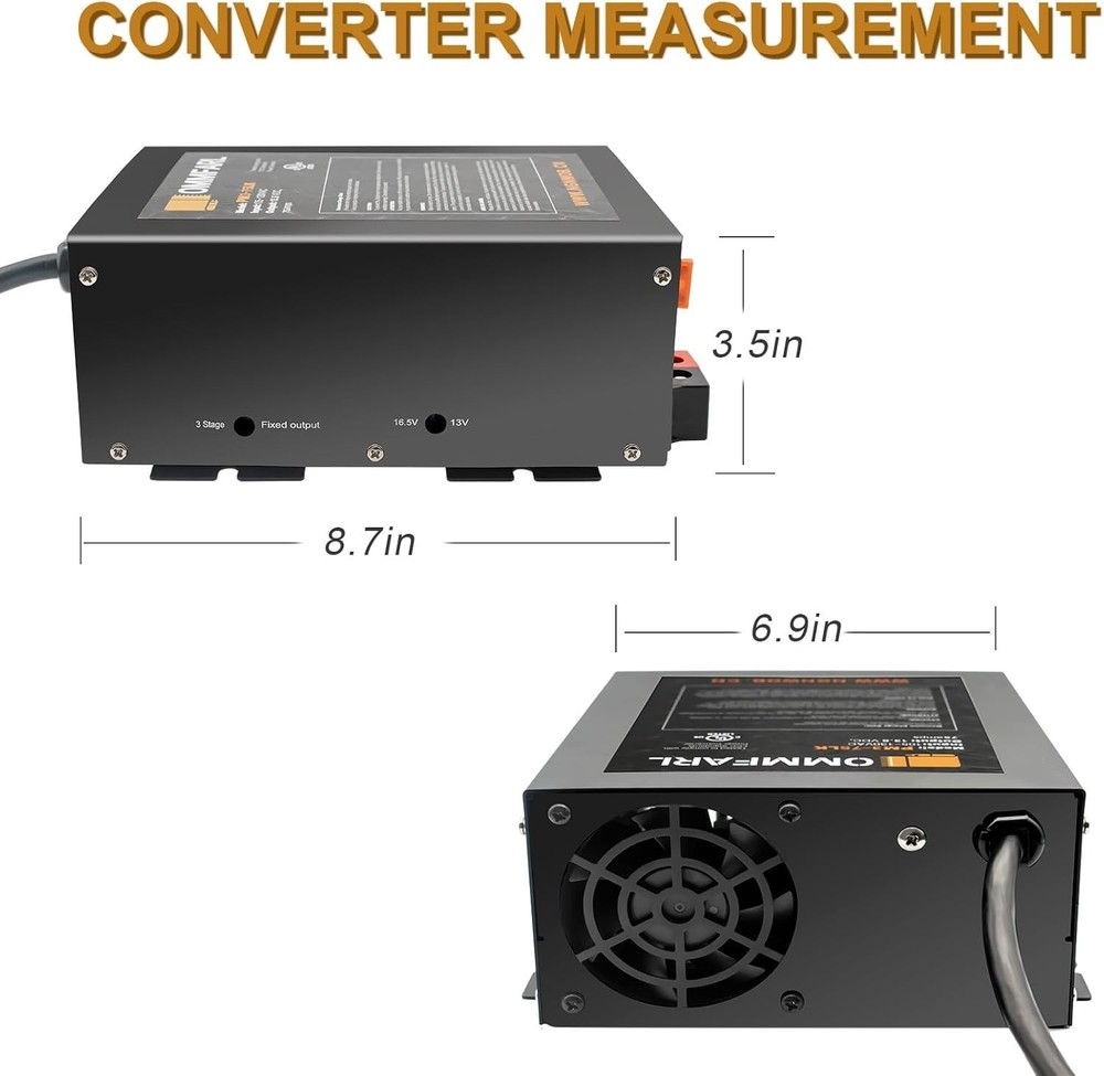 PM3-55 55 Amp AC To DC power Converter/rv battery Charger