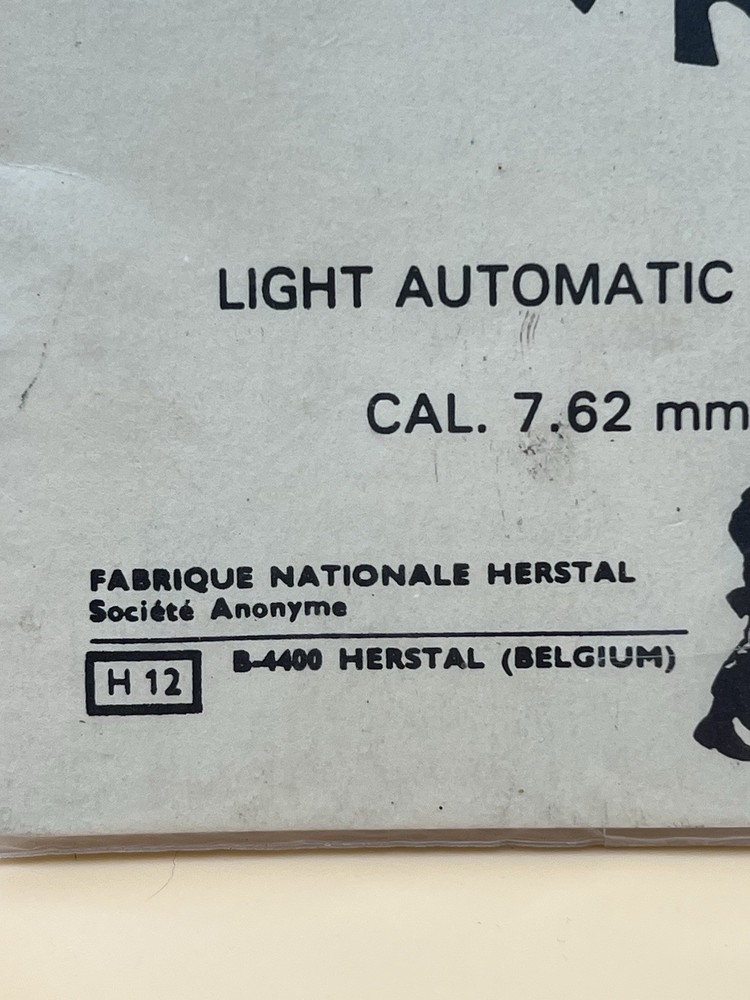 HERSTAL FAL USER'S MANUAL LIGHT AUTOMATIC RIFLE 7.62